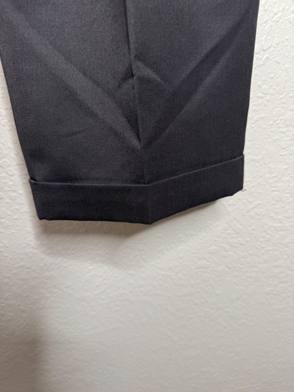 Louis Raphael Black Pleated Dress pants W 31' x Inseam 30" straight wool & poly - Picture 6 of 12